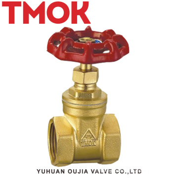 brass internal thread wheel handle forged brass gate valve